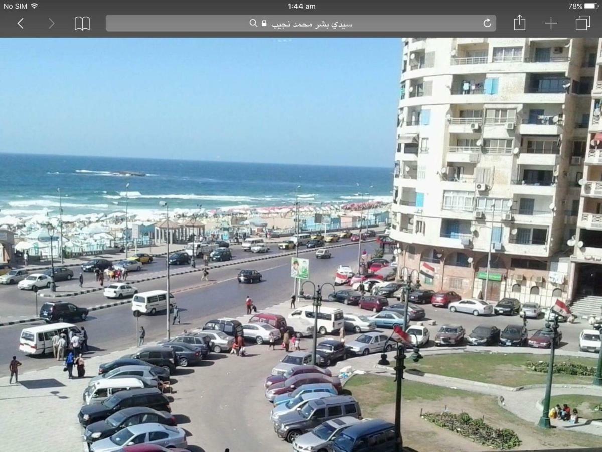 Cozy New 2 Bd Amazing Beach View Next To Hilton Hotel Family Only !العائلات فقط Alexandria Exteriör bild